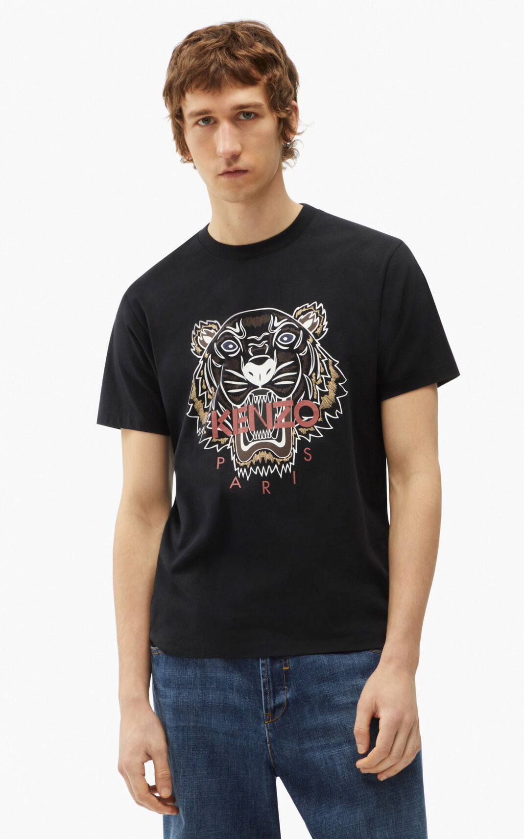 Camisetas Kenzo Tiger Hombre Negras - SKU.7301157